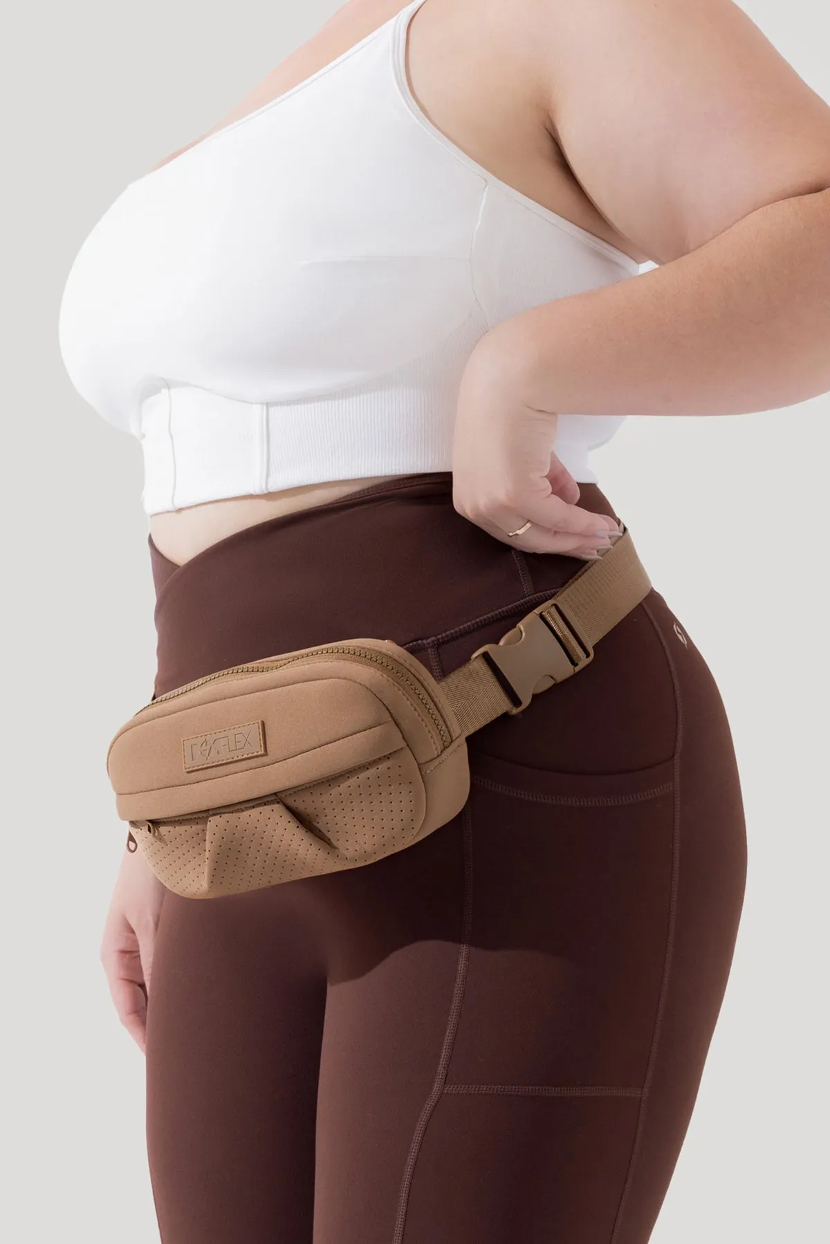 Bridget Belt Bag - Caramel sold by POPFLEX