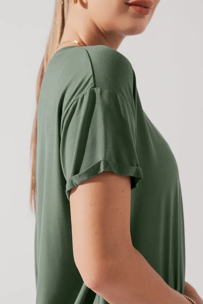 The Perfect Tee - Leaf Green sold by POPFLEX product image thumbnail 4