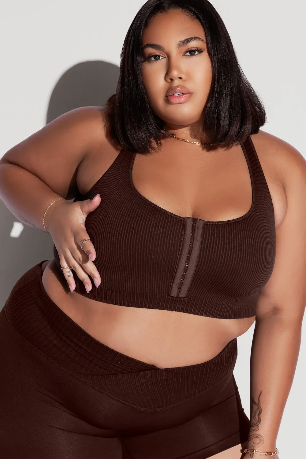 Hook It Up Seamless Bra - French Roast sold by POPFLEX product image thumbnail 2