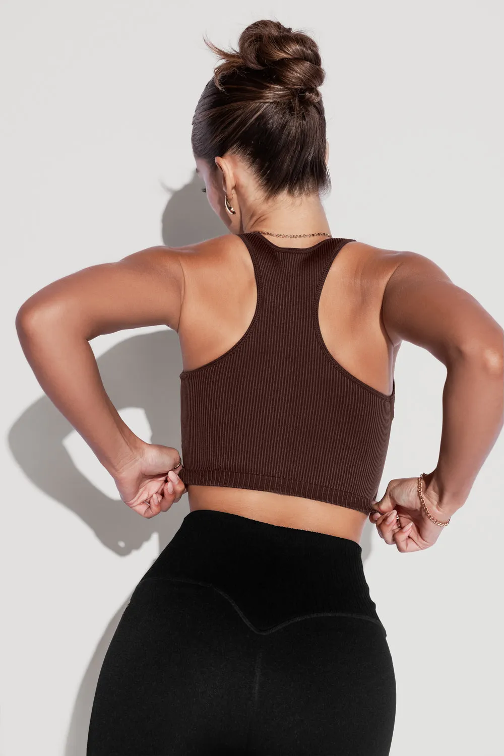 Hook It Up Seamless Bra - French Roast sold by POPFLEX product image thumbnail 4