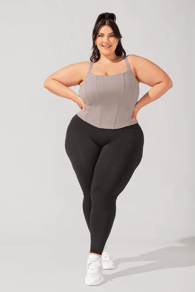 Corset Cami - Smoky Taupe sold by POPFLEX