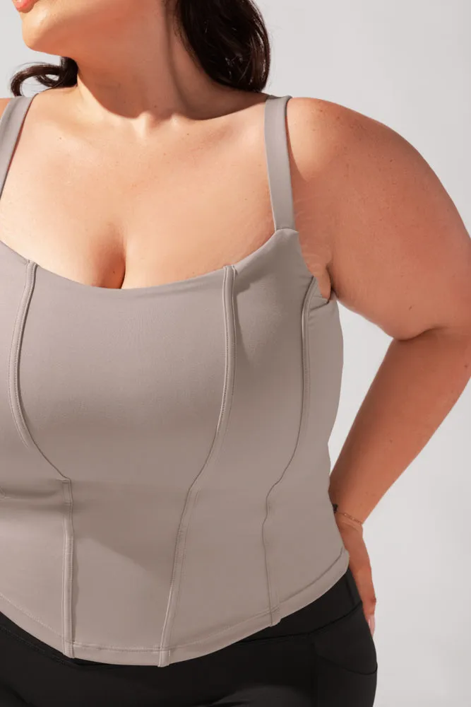 Corset Cami - Smoky Taupe sold by POPFLEX product image thumbnail 2