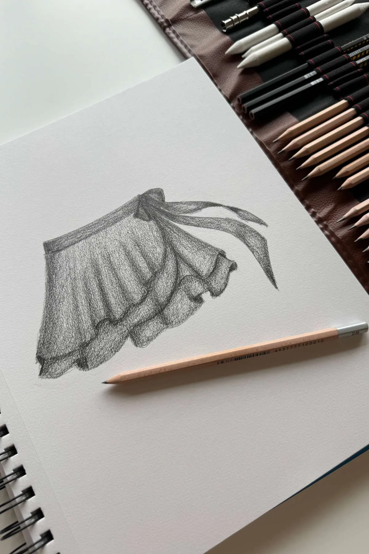 Juliet Wrap Skort - Petal Pink sold by POPFLEX product image thumbnail 3