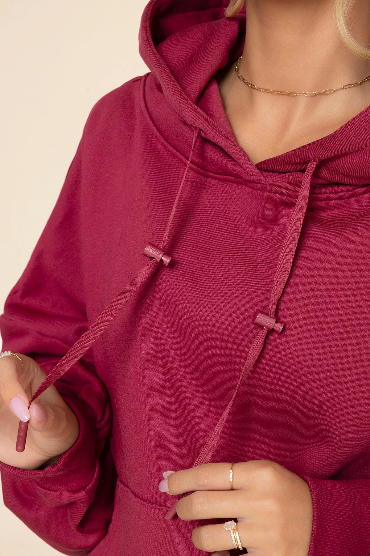 Pullover Cloud Hoodie - Ruby sold by POPFLEX product image thumbnail 3