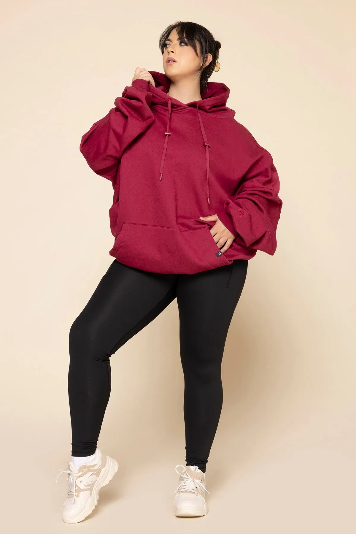 Pullover Cloud Hoodie - Ruby sold by POPFLEX product image thumbnail 4