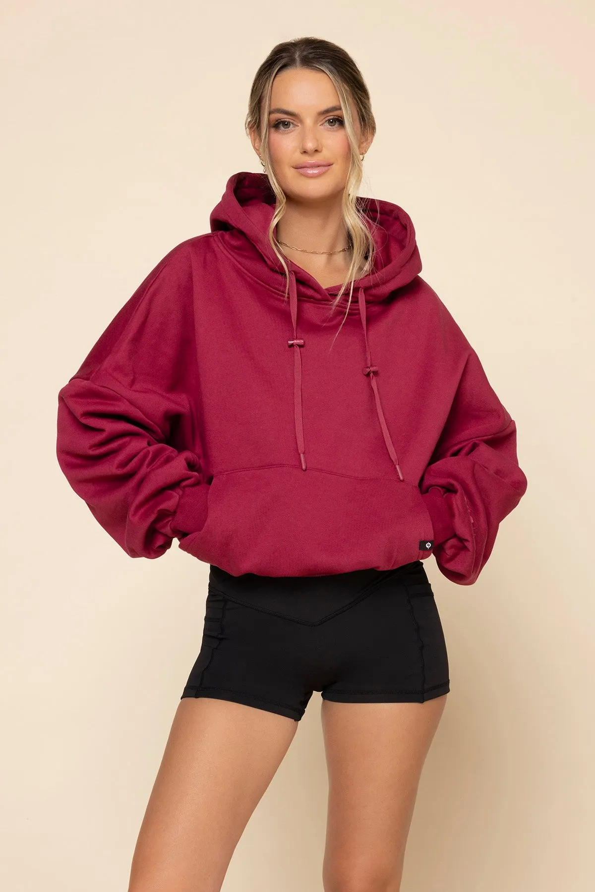 Pullover Cloud Hoodie - Ruby sold by POPFLEX