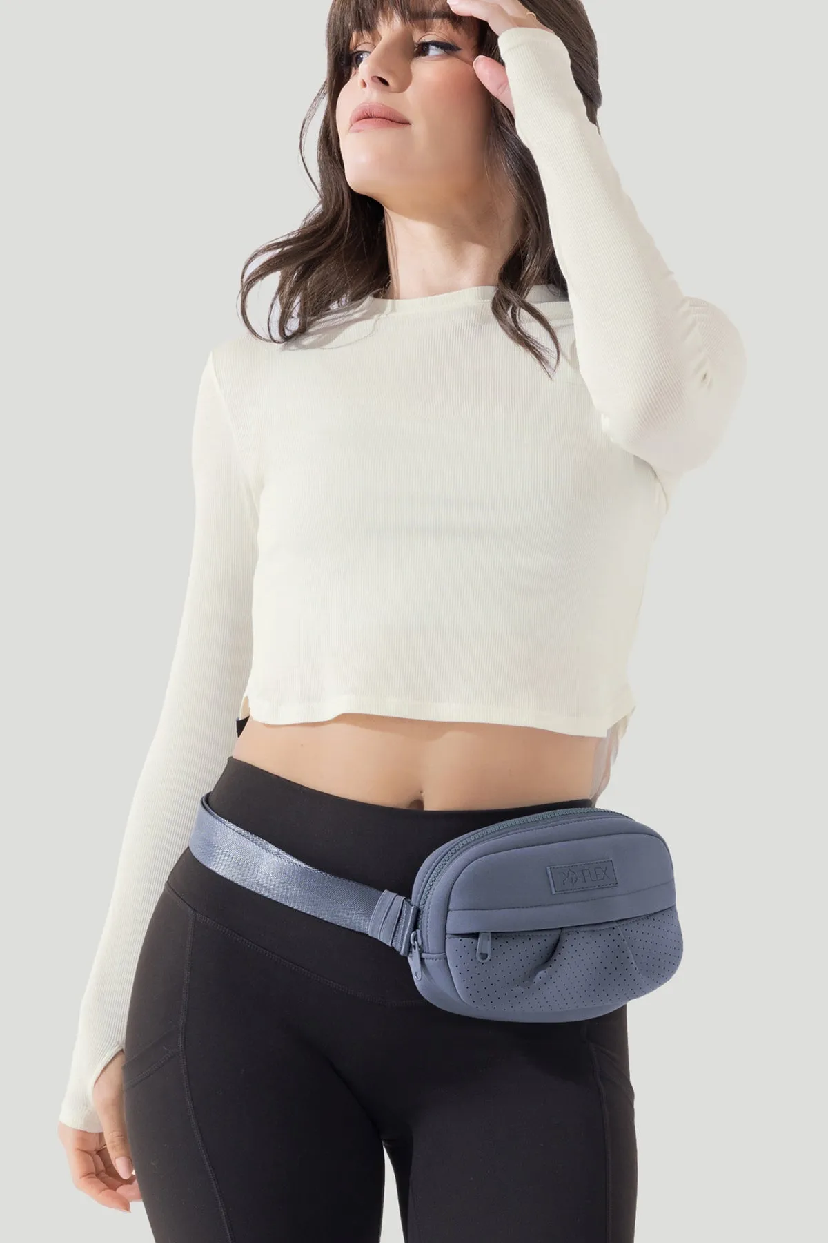 Bridget Belt Bag - Soft Blue sold by POPFLEX product image thumbnail 5