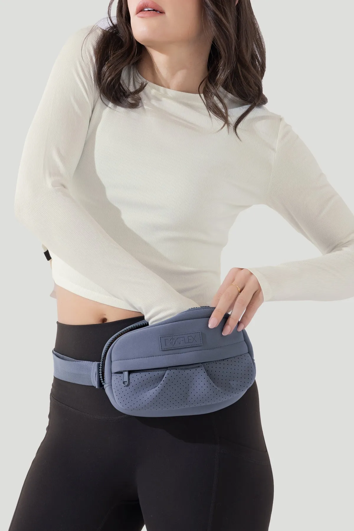 Bridget Belt Bag - Soft Blue sold by POPFLEX