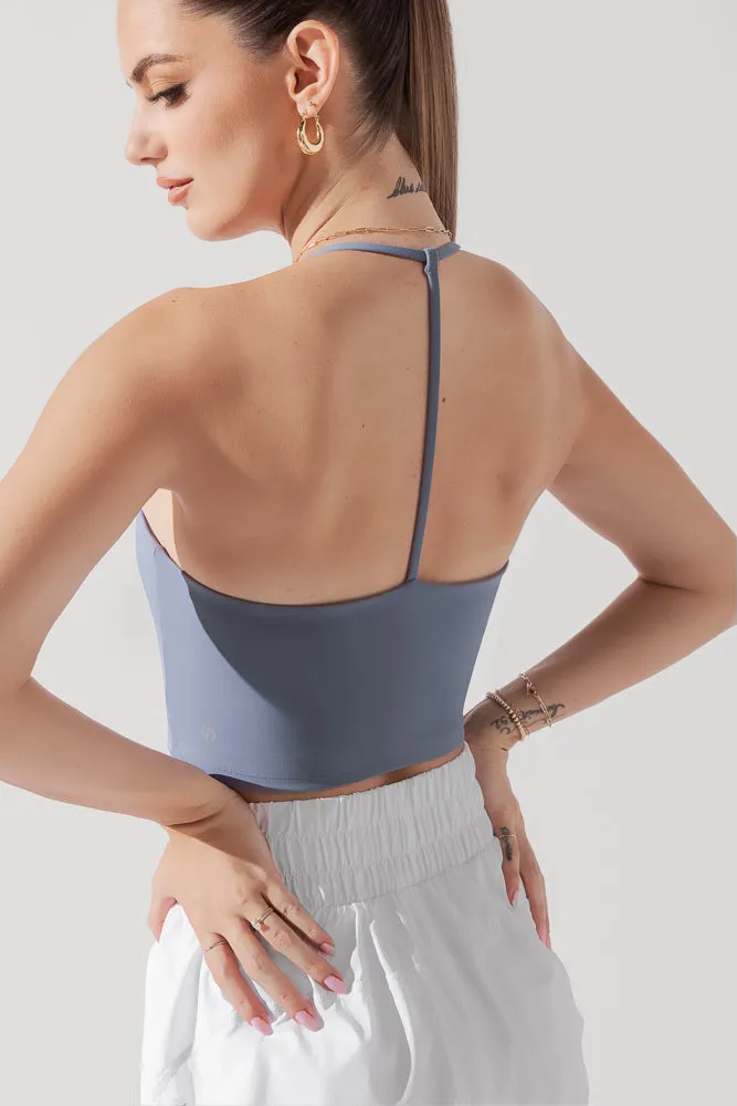 Flexy Crop Top - Blue Mist sold by POPFLEX product image thumbnail 2