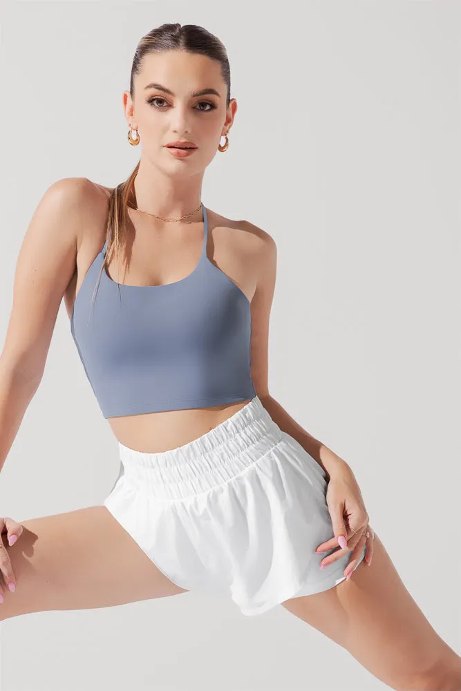 Flexy Crop Top - Blue Mist sold by POPFLEX