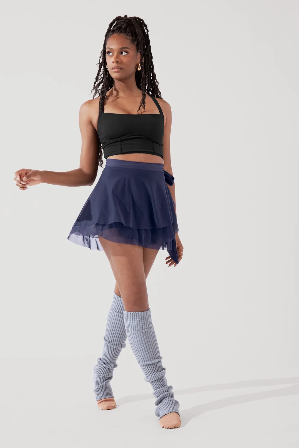 POPFLEX Juliet Wrap Skort Peacoat Navy Parallel