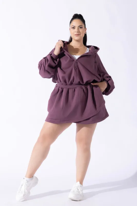 Game Day Dress - Deep Plum sold by POPFLEX