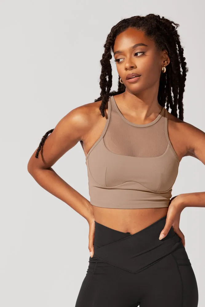 Celeste Mesh Crop Bralette - Leafless Tree sold by POPFLEX product image thumbnail 5