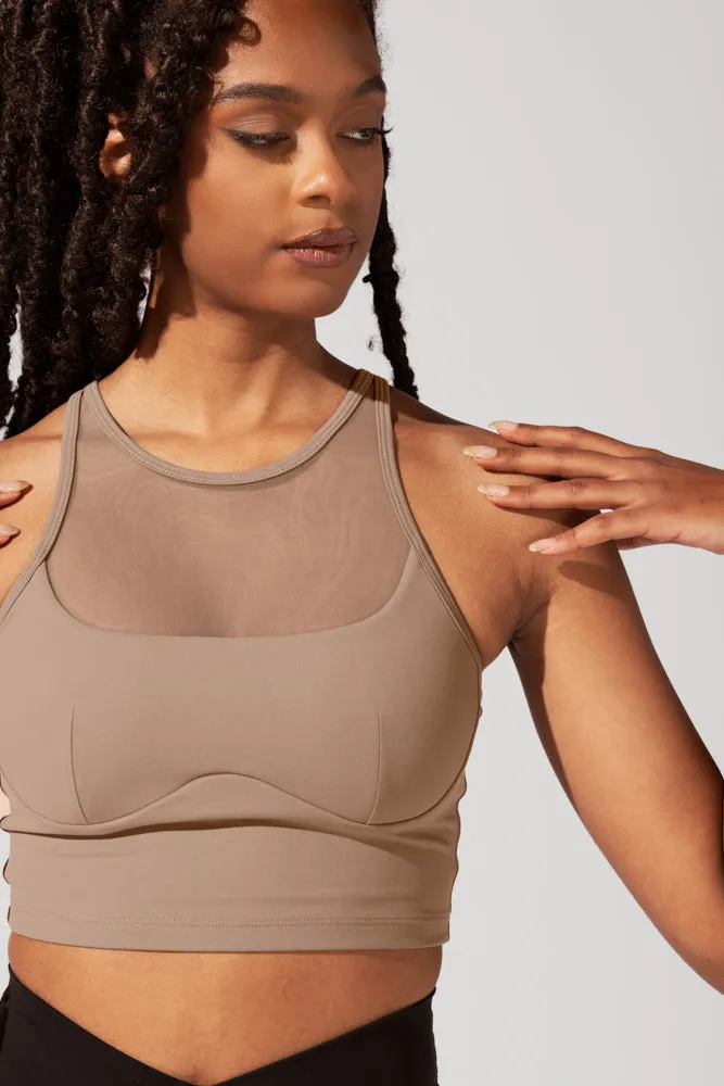 Celeste Mesh Crop Bralette - Leafless Tree sold by POPFLEX product image thumbnail 4