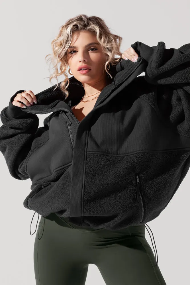 Find Your Inner Fleece Jacket - Charcoal sold by POPFLEX product image thumbnail 2