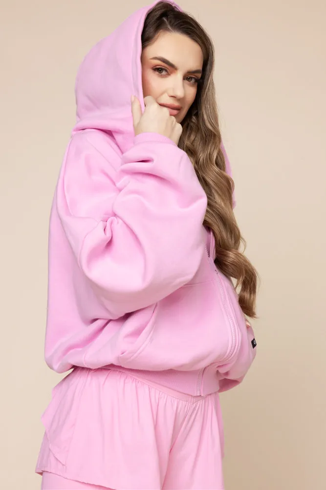 Zip Cloud Hoodie - Bubblegum sold by POPFLEX product image thumbnail 2