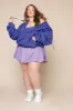 Zip Cloud Hoodie - Iris sold by POPFLEX