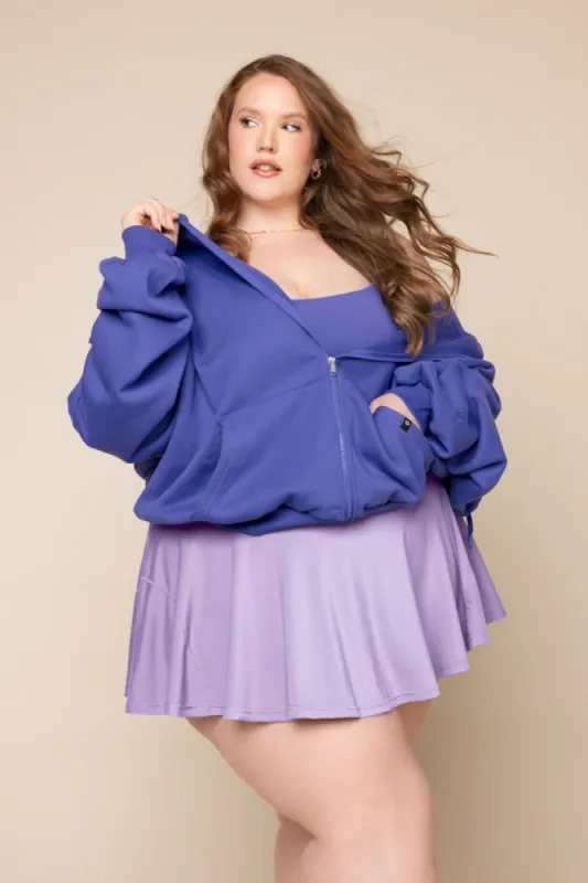 Zip Cloud Hoodie - Iris sold by POPFLEX