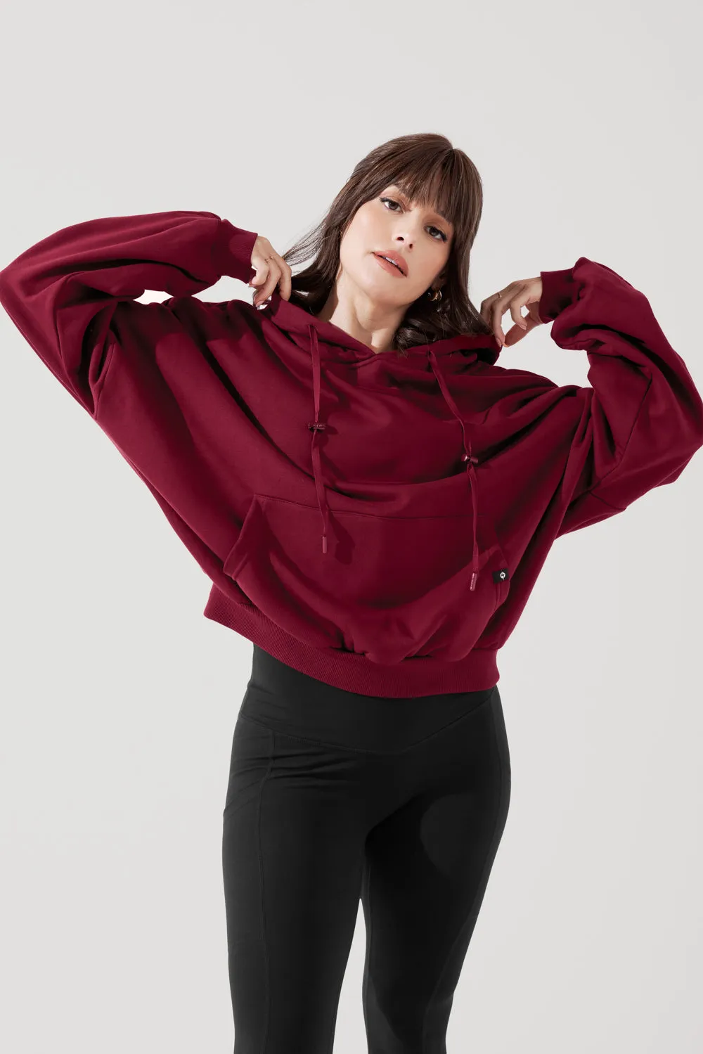 Pullover Cloud Hoodie - Crimson sold by POPFLEX product image thumbnail 4