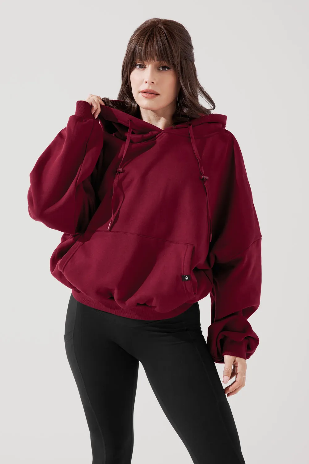 Pullover Cloud Hoodie - Crimson sold by POPFLEX product image thumbnail 5