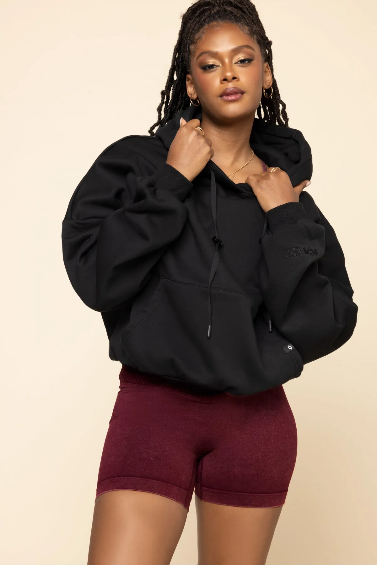 Pullover Cloud Hoodie - Black sold by POPFLEX