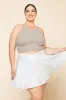 Cleo Corset Crop Bralette - Taupe sold by POPFLEX
