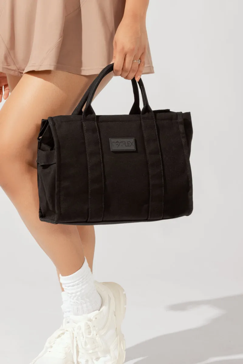 Small Sloane Tote - Black sold by POPFLEX