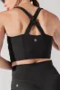 Daphne Corset Crop Top - Black sold by POPFLEX