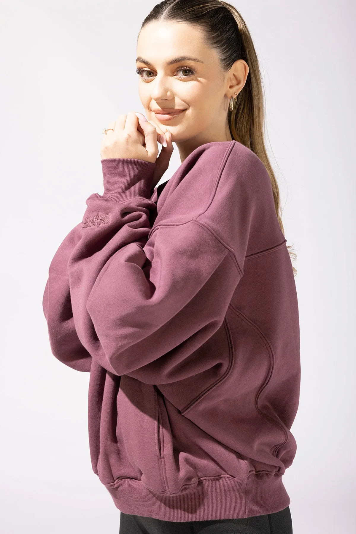 Brunch Sweater - Merlot sold by POPFLEX product image thumbnail 2