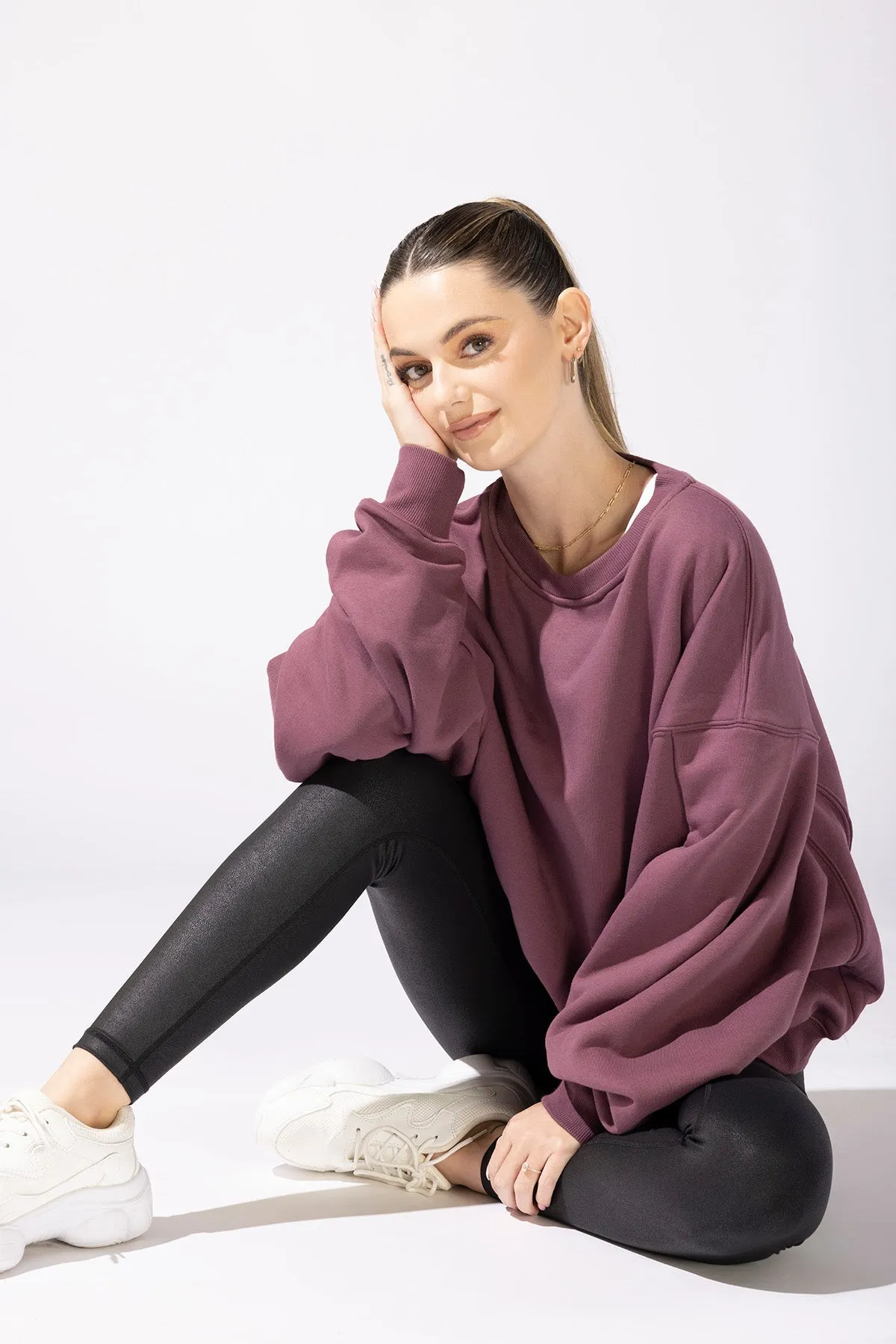 Brunch Sweater - Merlot sold by POPFLEX product image thumbnail 4