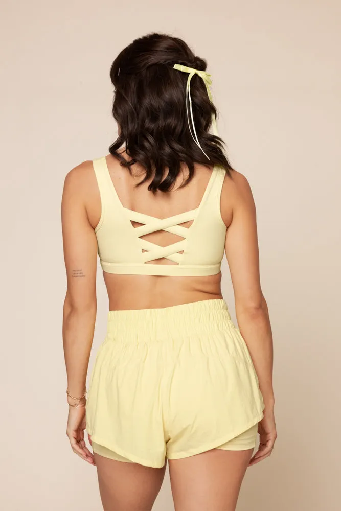 Corset Bra - Buttercream sold by POPFLEX