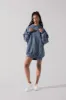 Long Cloud Hoodie - Blue Steel sold by POPFLEX