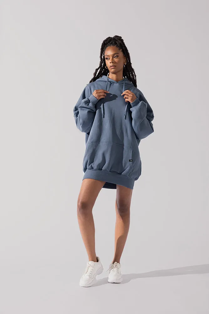 Long Cloud Hoodie - Blue Steel sold by POPFLEX product image thumbnail 3