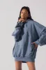 Long Cloud Hoodie - Blue Steel sold by POPFLEX