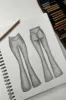 Crisscross Hourglass® Flared Leggings with Pockets - Forestwood sold by POPFLEX