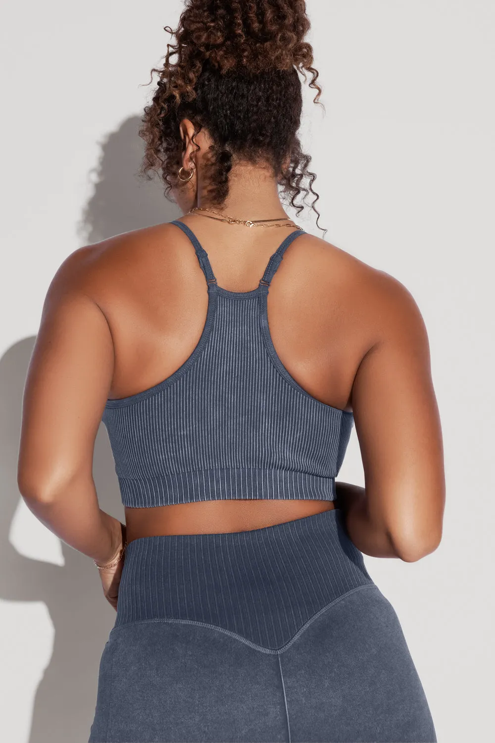 What's the Scoop Seamless Bra - Vintage Indigo sold by POPFLEX product image thumbnail 4