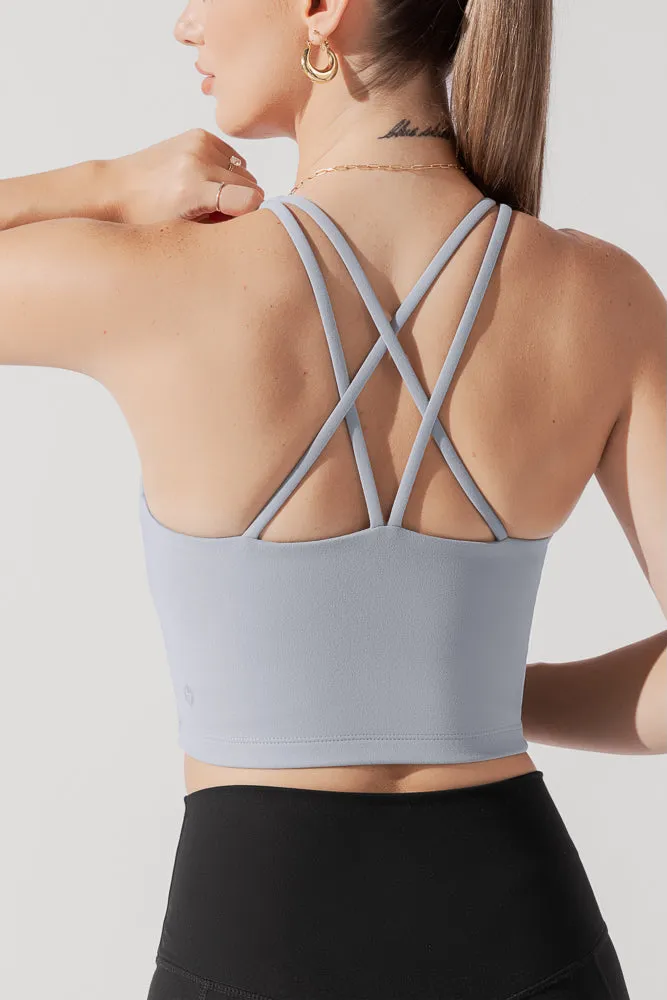 Cleo Corset Crop Bralette - Blue Stone sold by POPFLEX product image thumbnail 2