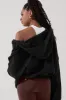 Zip Cloud Hoodie - Black sold by POPFLEX