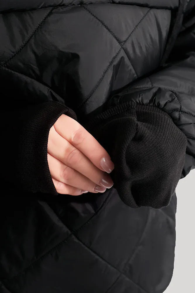 Pillow Packable Puffer Jacket - Black sold by POPFLEX product image thumbnail 5