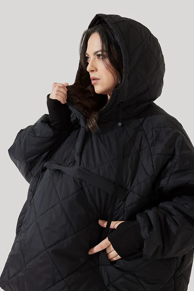 Pillow Packable Puffer Jacket - Black sold by POPFLEX product image thumbnail 2
