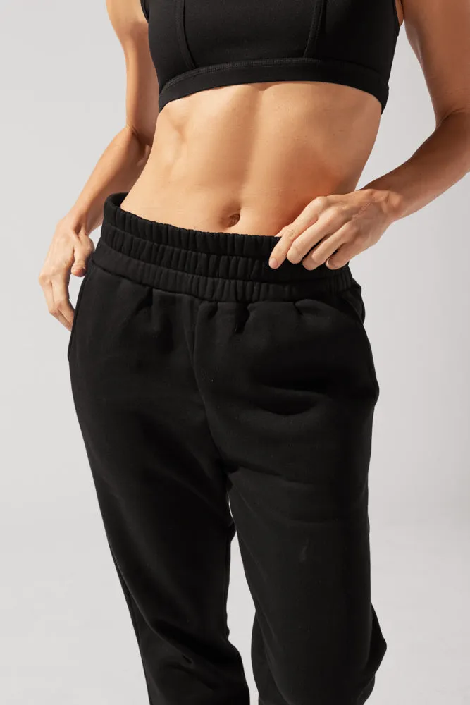 Cloud Rollover Sweatpant - Black sold by POPFLEX product image thumbnail 2
