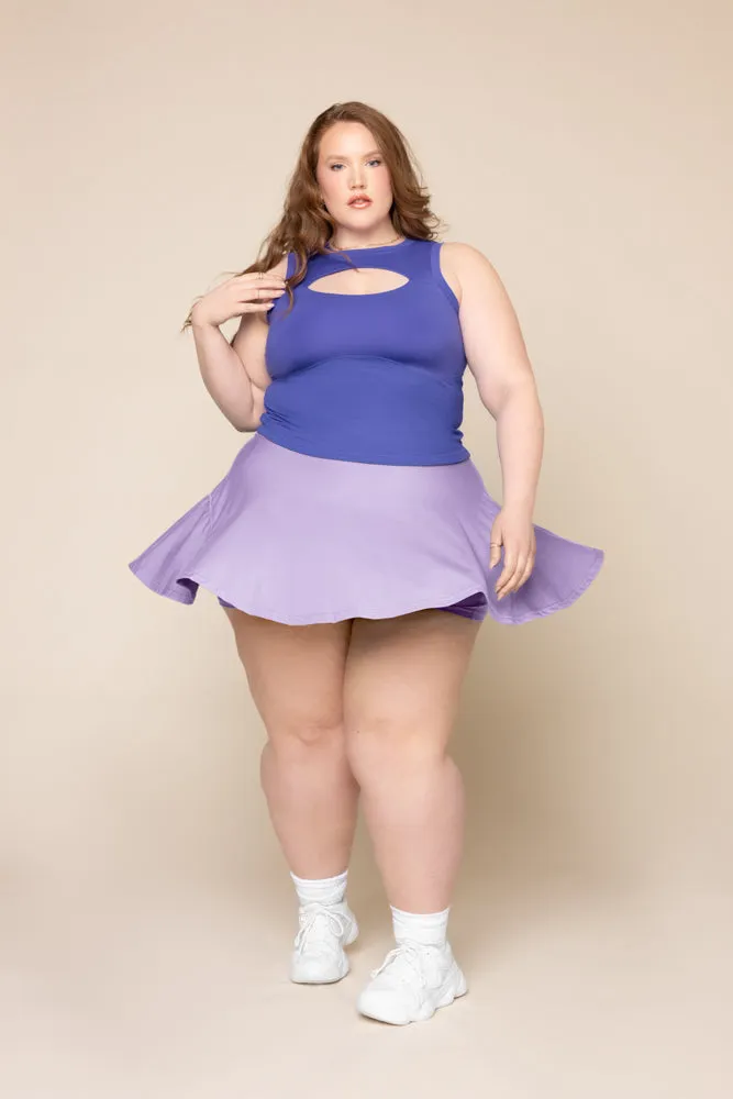 Peekaboo Crew Tank - Iris sold by POPFLEX product image thumbnail 5