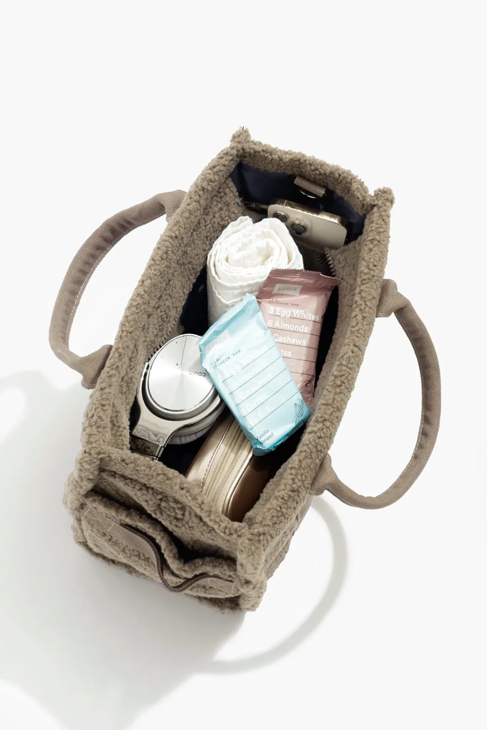 Small Sherpa Sloane Tote - Warm Ash sold by POPFLEX product image thumbnail 4