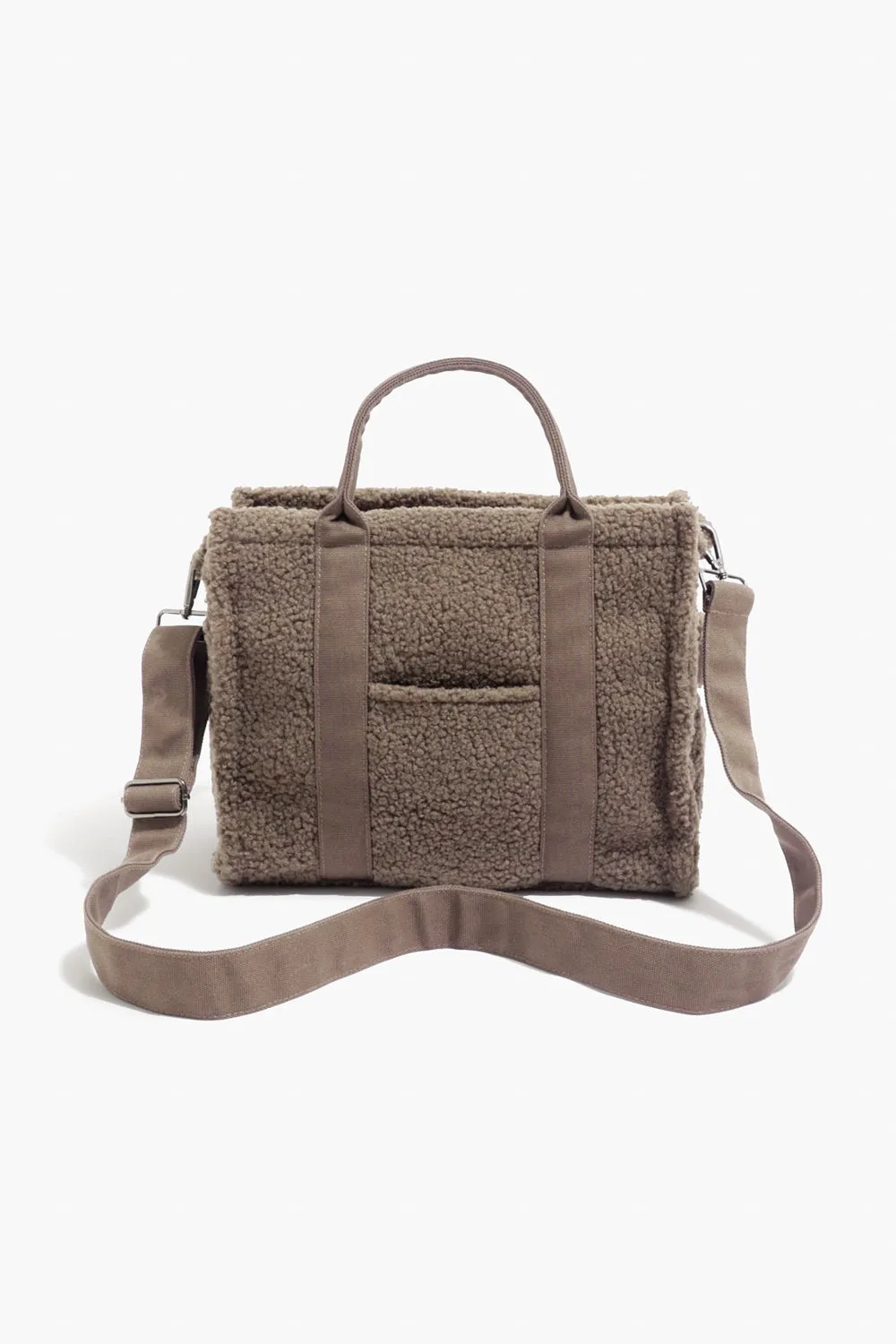 Small Sherpa Sloane Tote - Warm Ash sold by POPFLEX product image thumbnail 2
