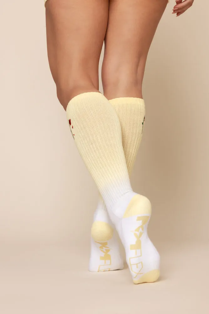 Knee High Socks - Buttercream sold by POPFLEX product image thumbnail 3