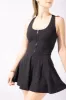 Matchpoint Workout Dress with Zipper - Black sold by POPFLEX