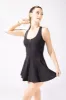 Matchpoint Workout Dress with Zipper - Black sold by POPFLEX