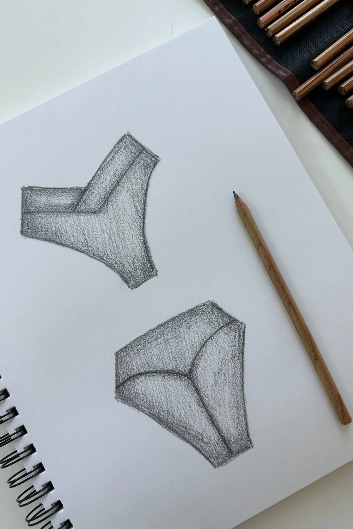 Crisscross Hourglass® Cheeky Bikini Bottoms - Black Rib (2024) sold by POPFLEX product image thumbnail 3