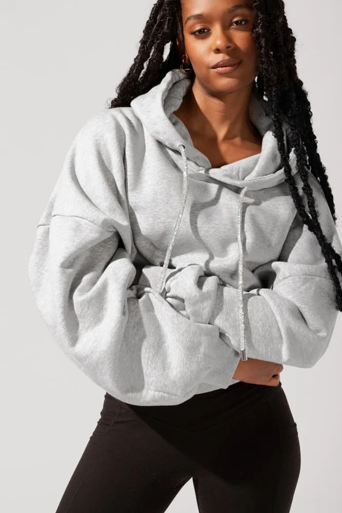 Shimmer Pullover Cloud Hoodie - Heather Grey sold by POPFLEX product image thumbnail 3