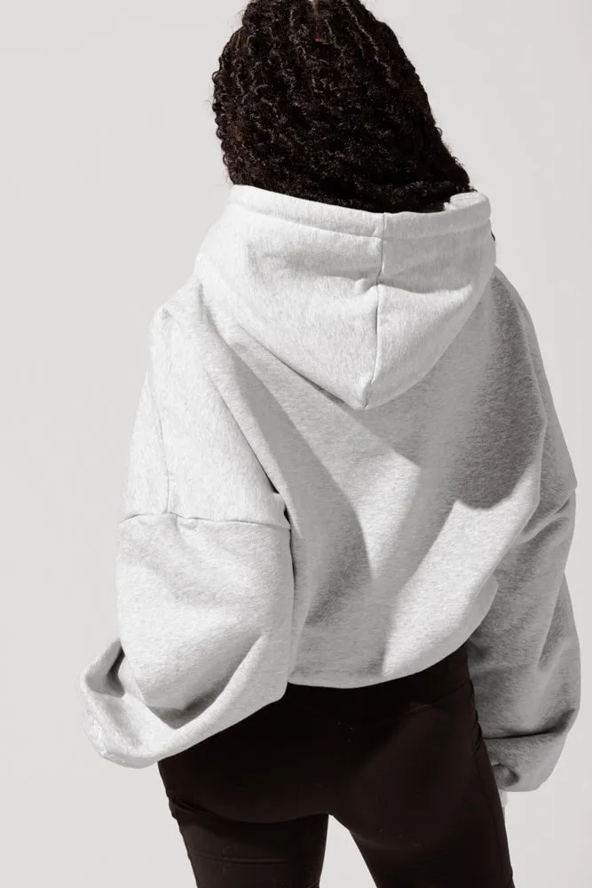 Shimmer Pullover Cloud Hoodie - Heather Grey sold by POPFLEX product image thumbnail 4